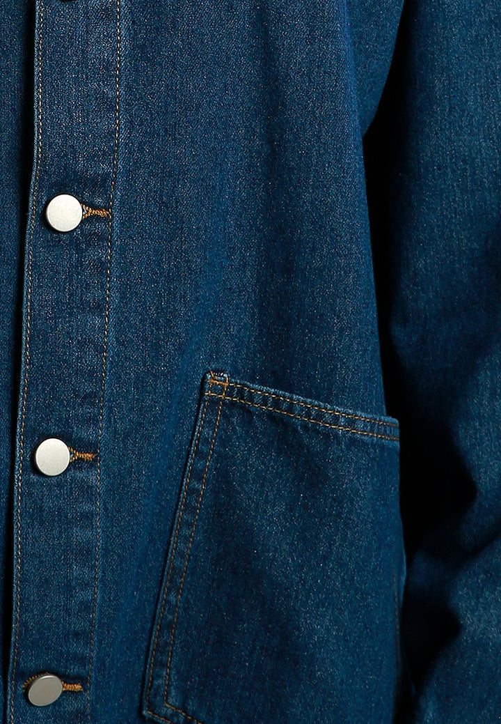 long denim jacket#color_dark-blue