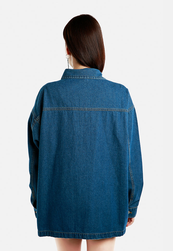 long denim jacket#color_mid-blue