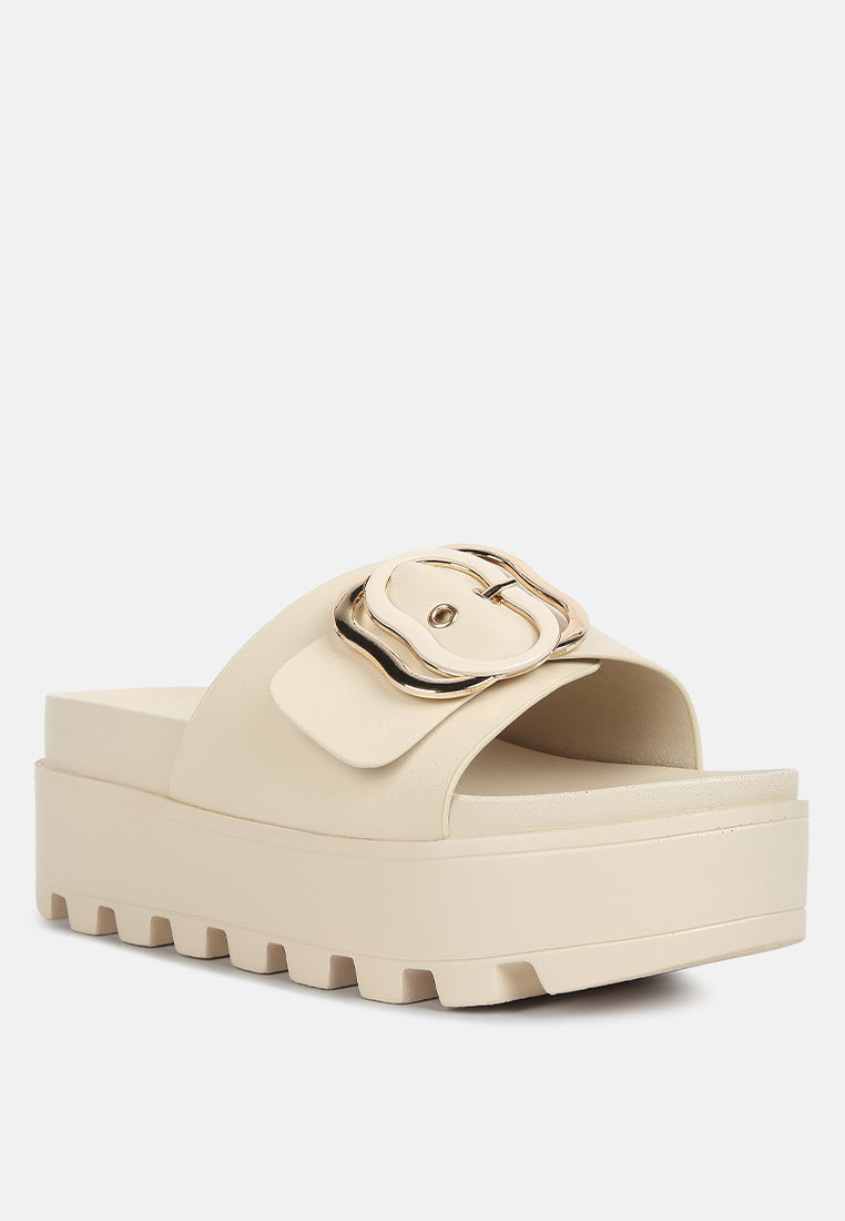 Lug Sole Flatform Sliders#color_beige