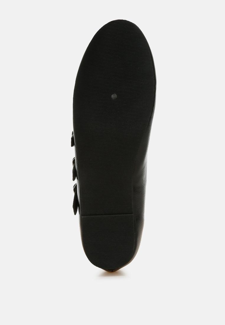 triple strap mary jane sandals by ruw#color_black