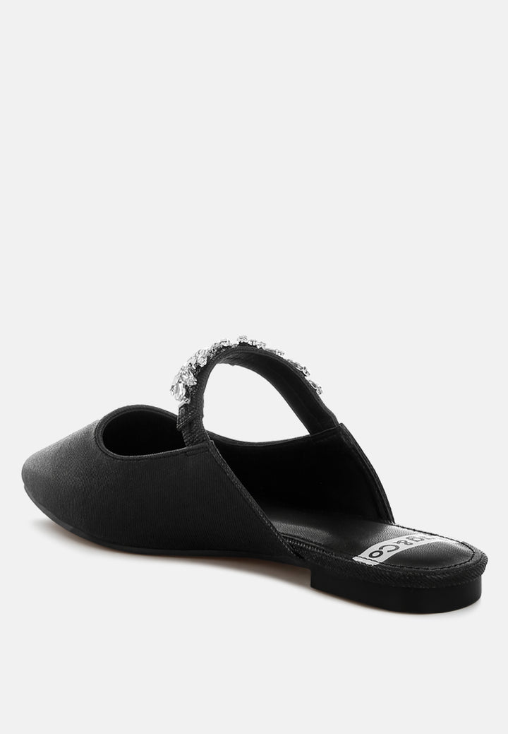 diamante strap glitter mules by ruw#color_black