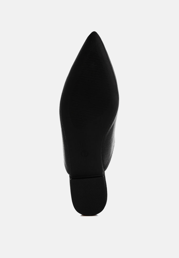 diamante strap glitter mules by ruw#color_black