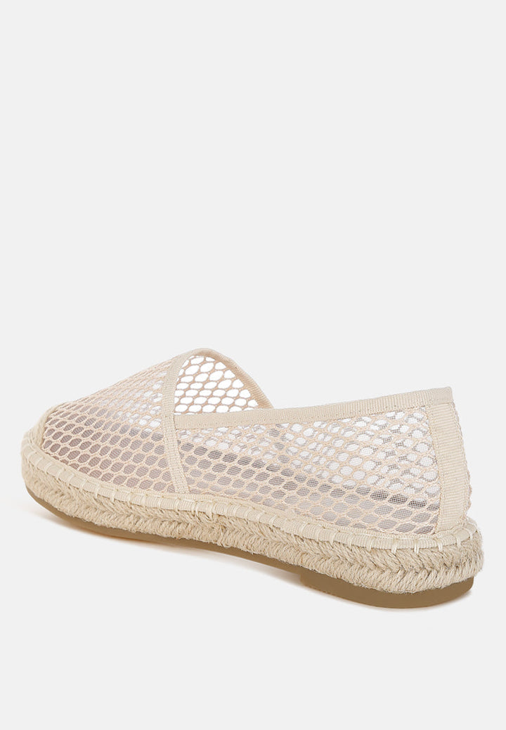 manara mesh espadrille loafers#color_beige