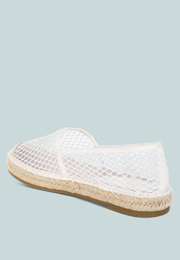 manara mesh espadrille loafers#color_white