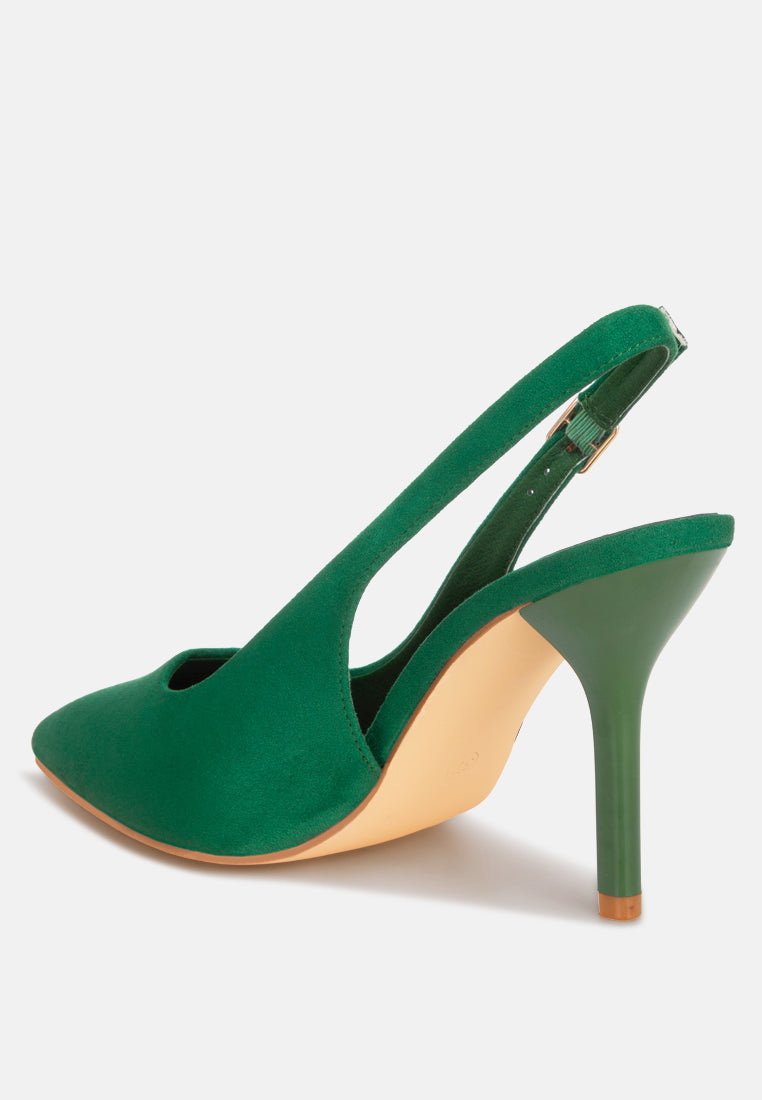 marlene pointy toe slingback sandals#color_green-suede