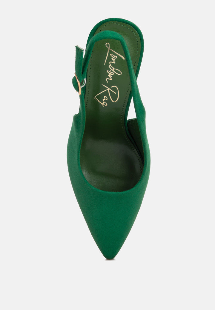 marlene pointy toe slingback sandals#color_green-suede