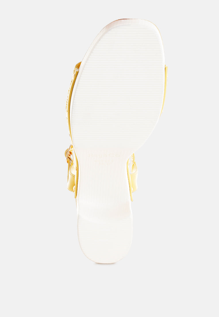 raffia chunky sandals by ruw#color_yellow