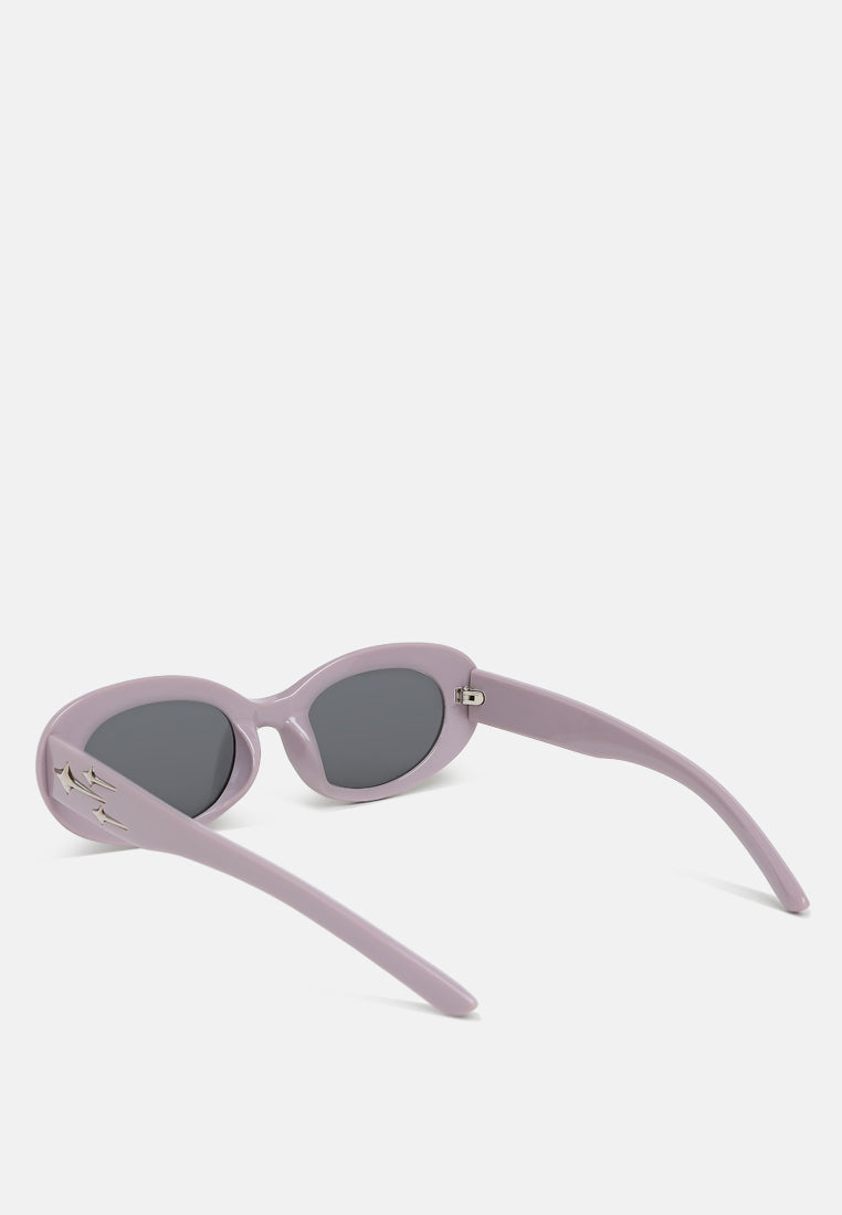 metallic stars oval sunglasses by ruw#color_purple