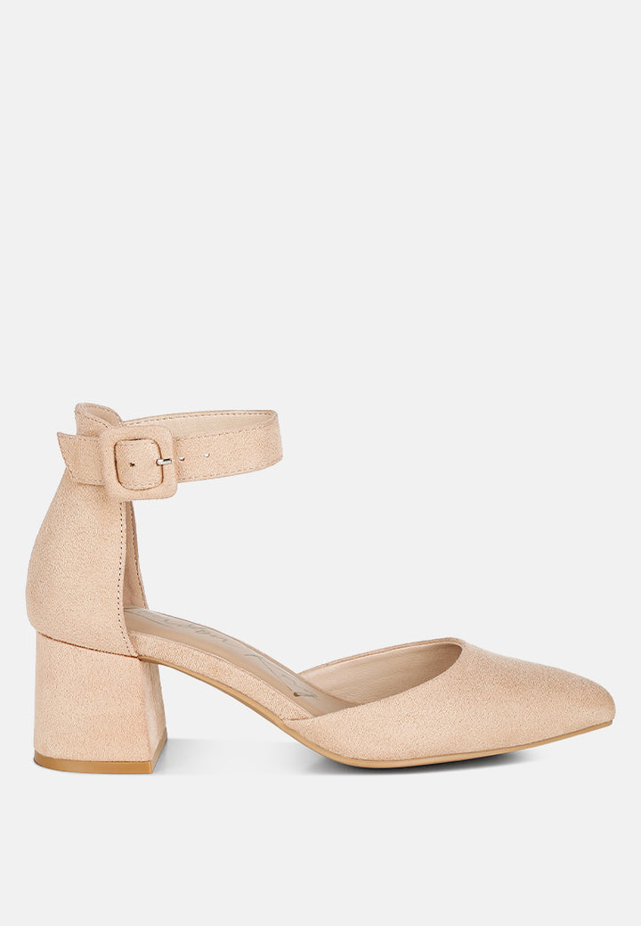 stroot mid block heel sandals by ruw#color_beige