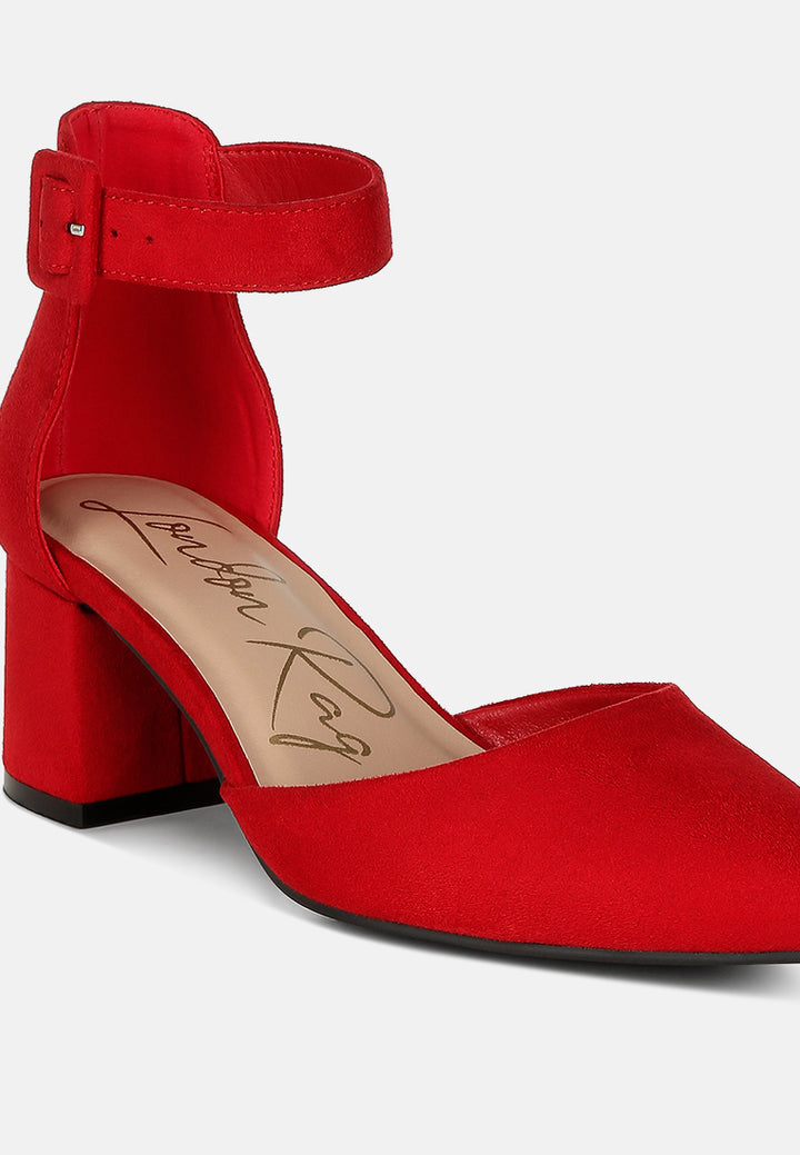 stroot mid block heel sandals by ruw#color_red
