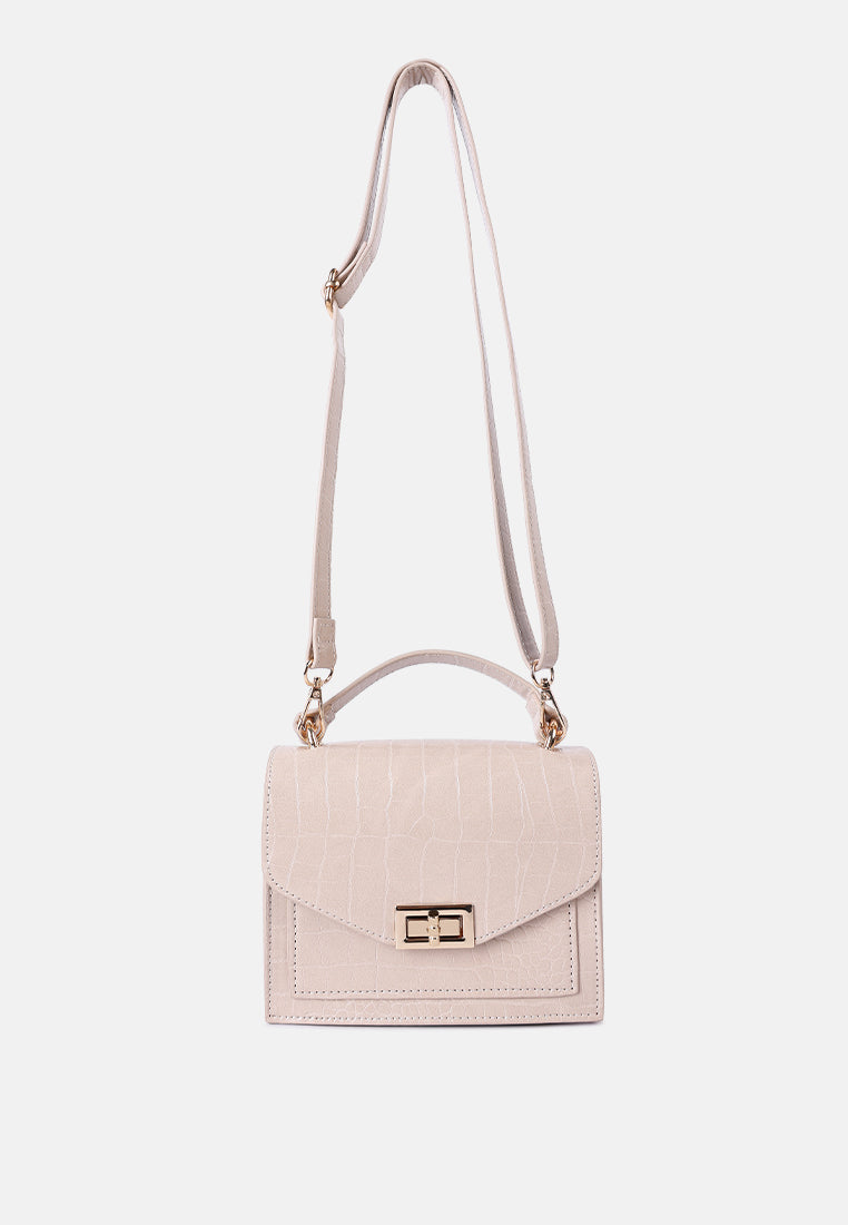 mini croc sling bag#color_nude