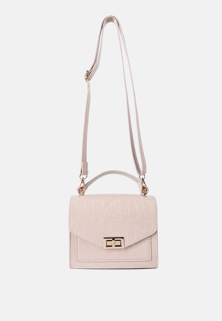 mini croc sling bag#color_nude
