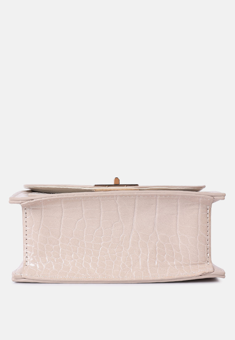 mini croc sling bag#color_nude