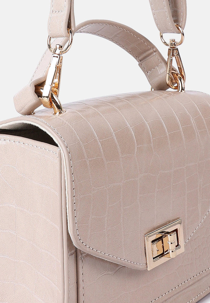 mini croc sling bag#color_nude