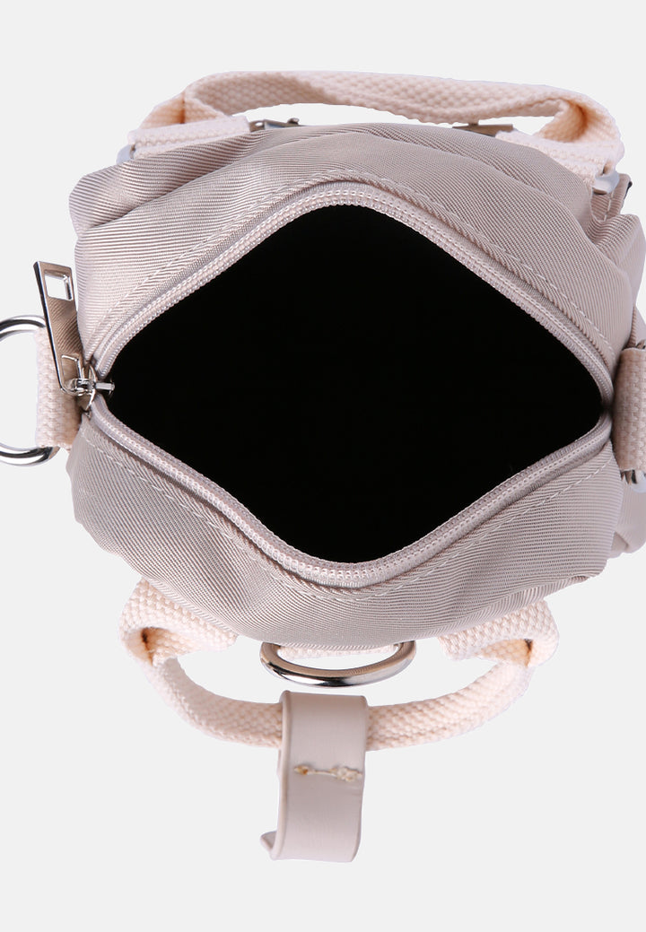 miniature backpack sling bag#color_stone