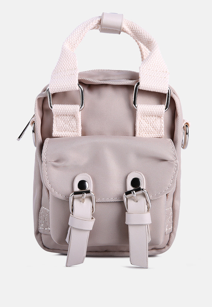 miniature backpack sling bag#color_stone
