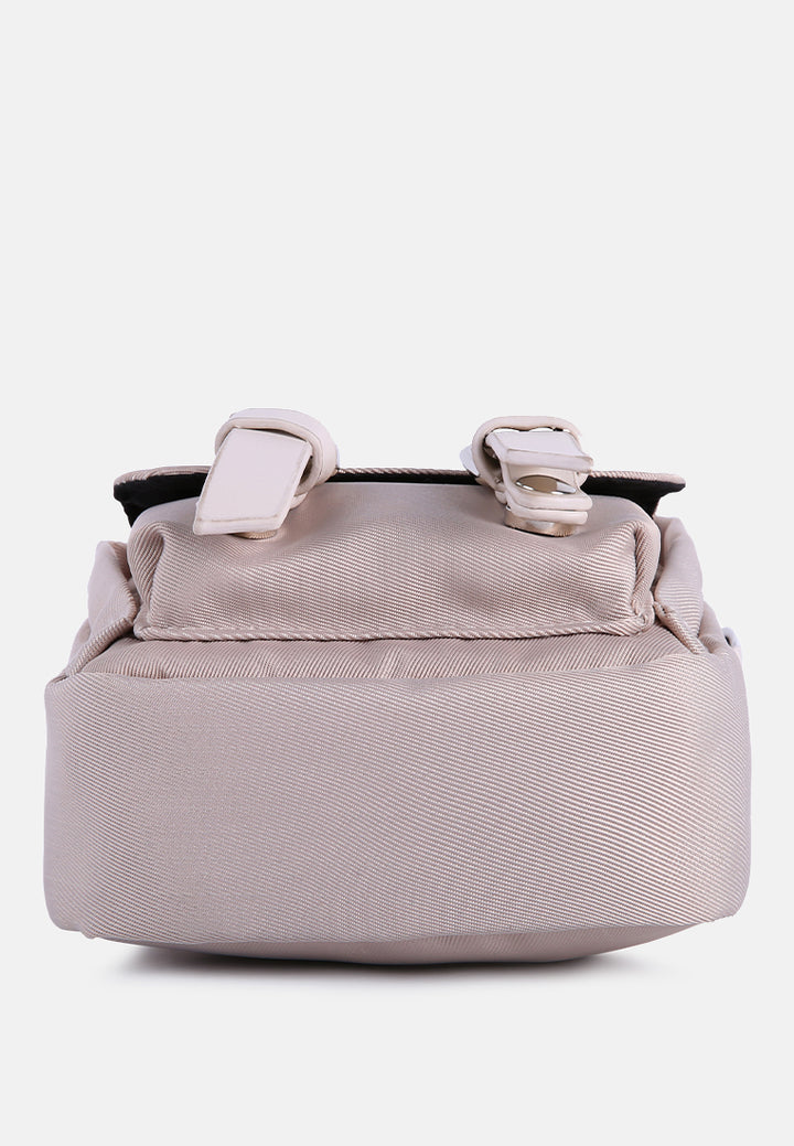 miniature backpack sling bag#color_stone