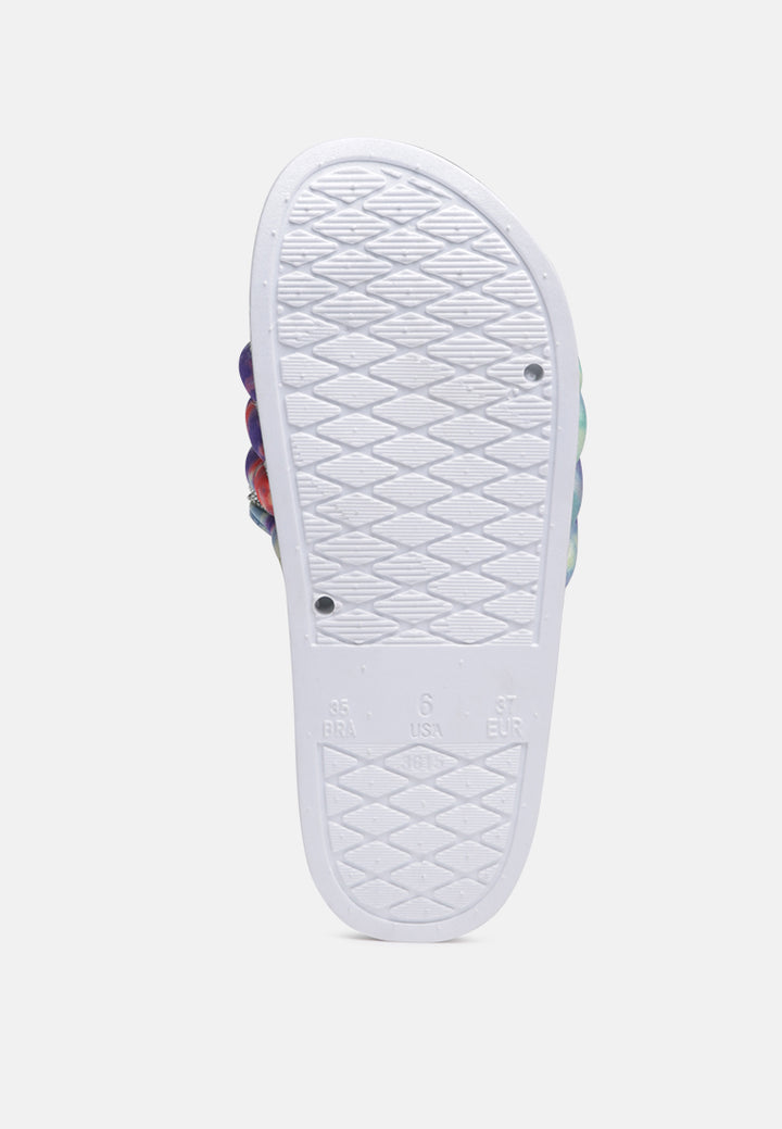 jodene multi studded slip-on sandal#color_multi
