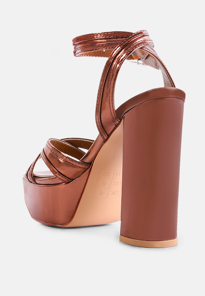 nyle platform heeled sandals#color_bronze