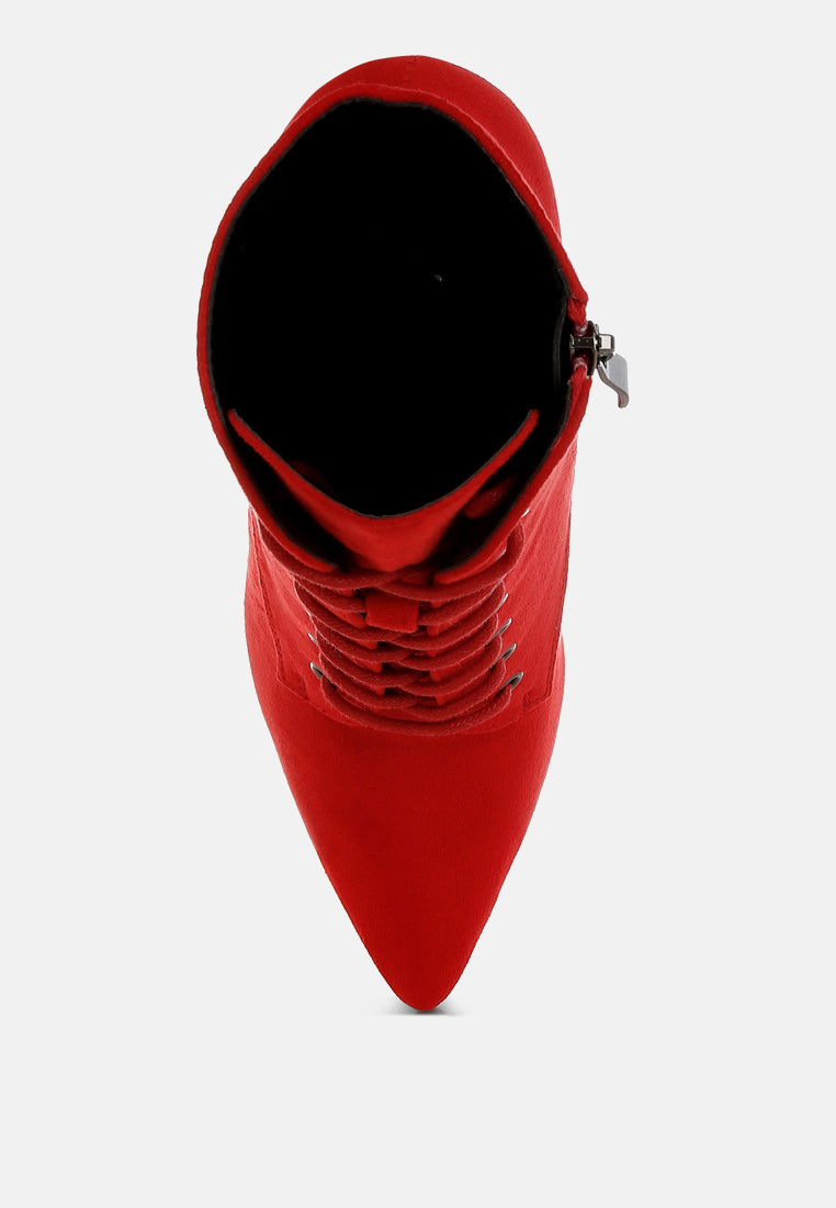 nesta stiletto heel lace up boots#color_red