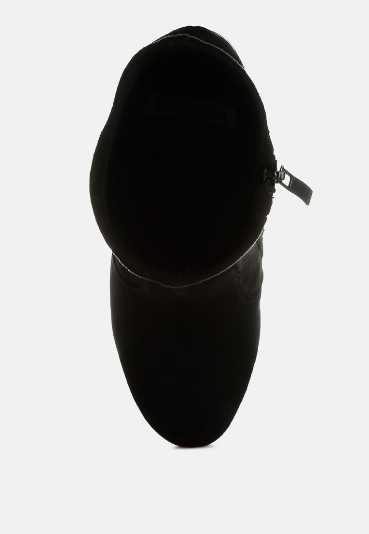 microfiber sock boots by ruw#color_black