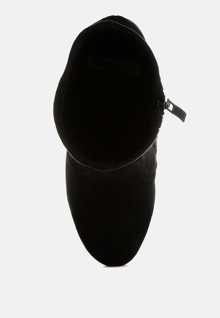 microfiber sock boots by ruw#color_black