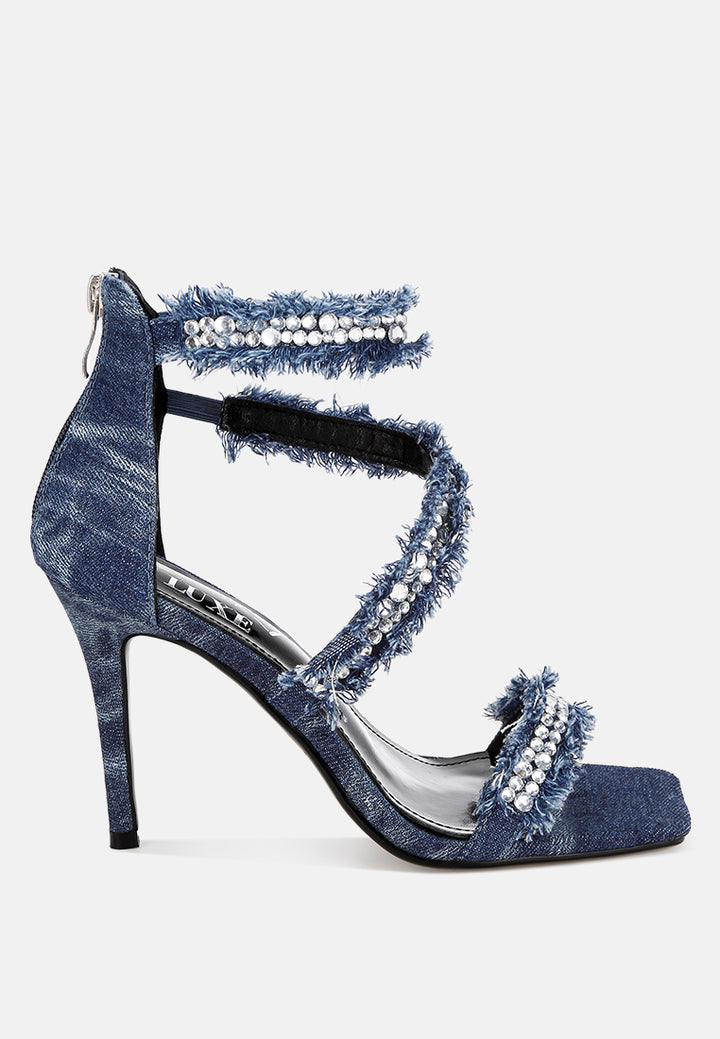 nolita diamante embellished denim stiletto heels#color_denim