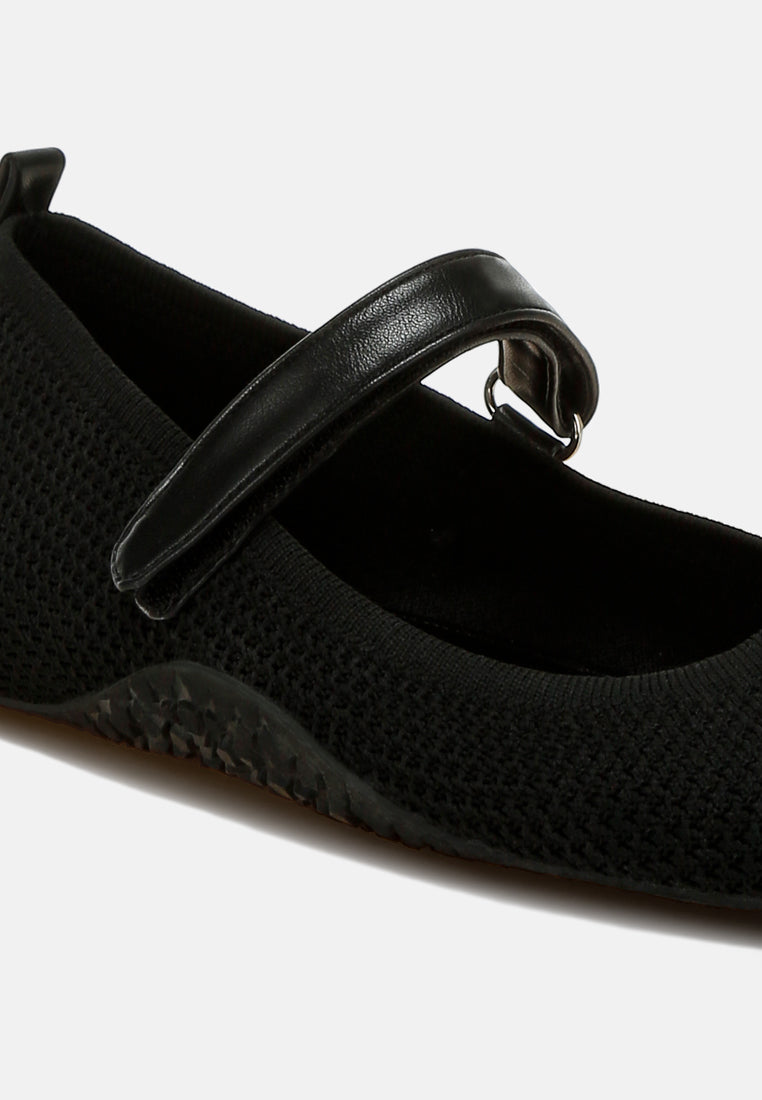 velcro strap mary jane sandals by ruw#color_black