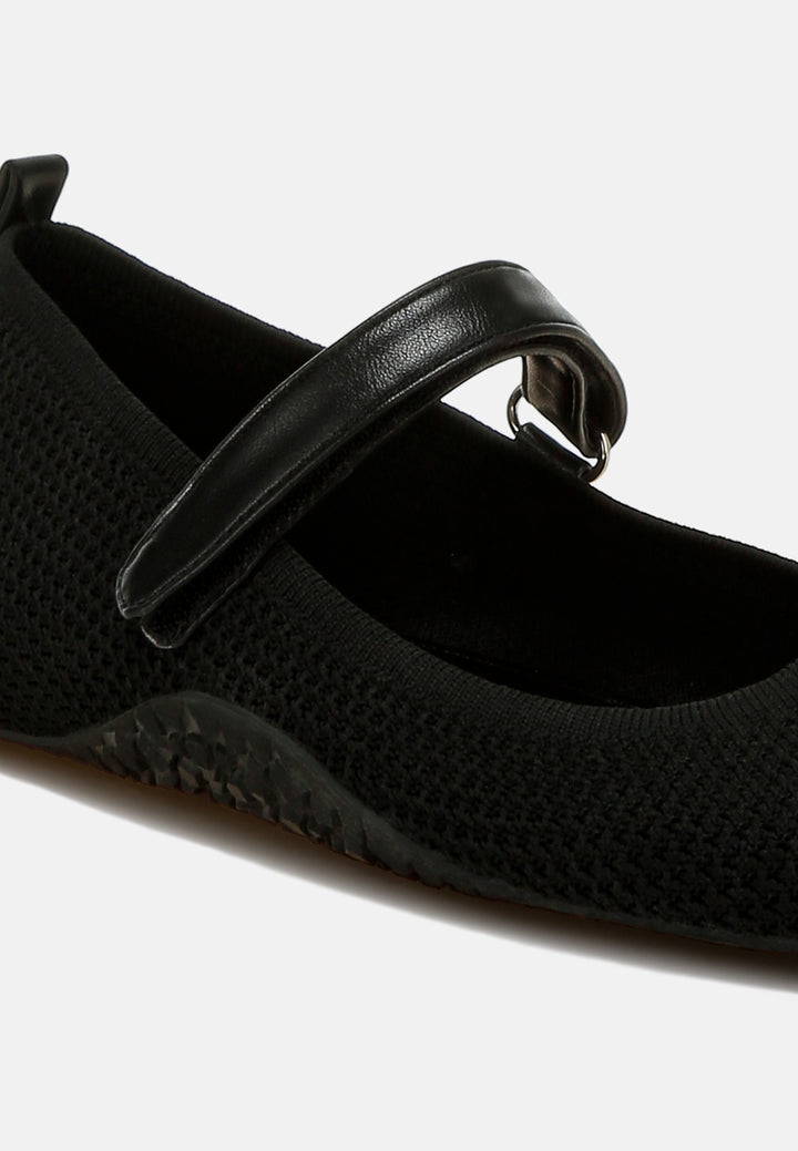 velcro strap mary jane sandals by ruw#color_black