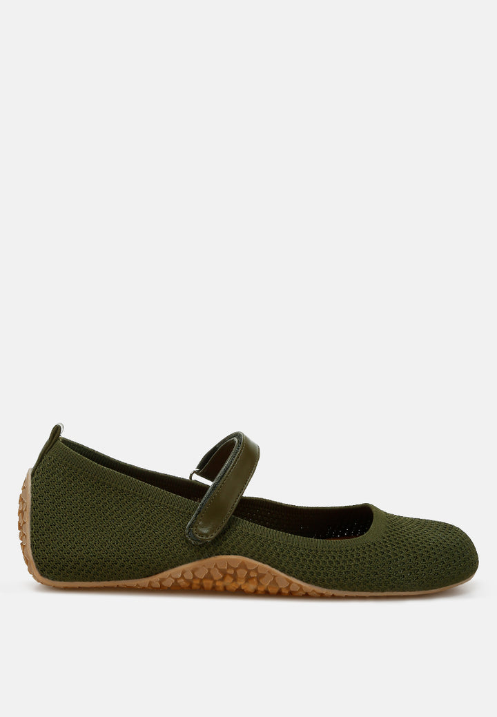 velcro strap mary jane sandals by ruw#color_khaki