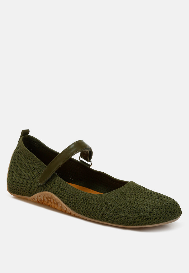 velcro strap mary jane sandals by ruw#color_khaki