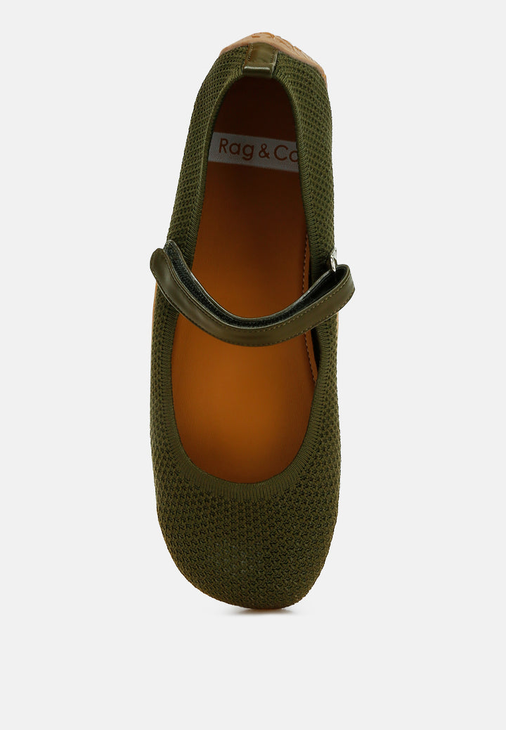velcro strap mary jane sandals by ruw#color_khaki