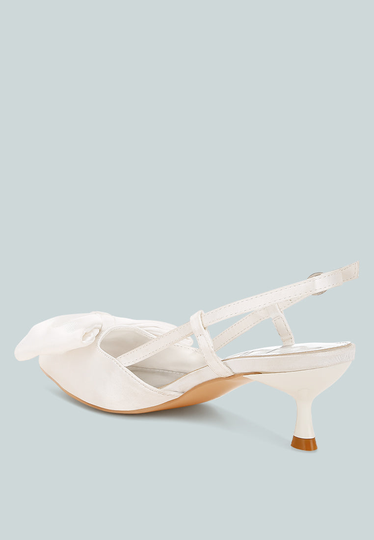 satin bow slingback sandals by ruw#color_white