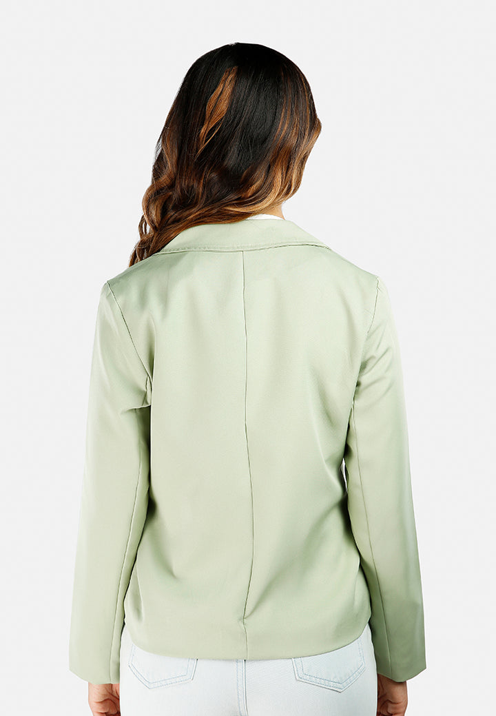 Casual Blazer Jacket#color_mint-green