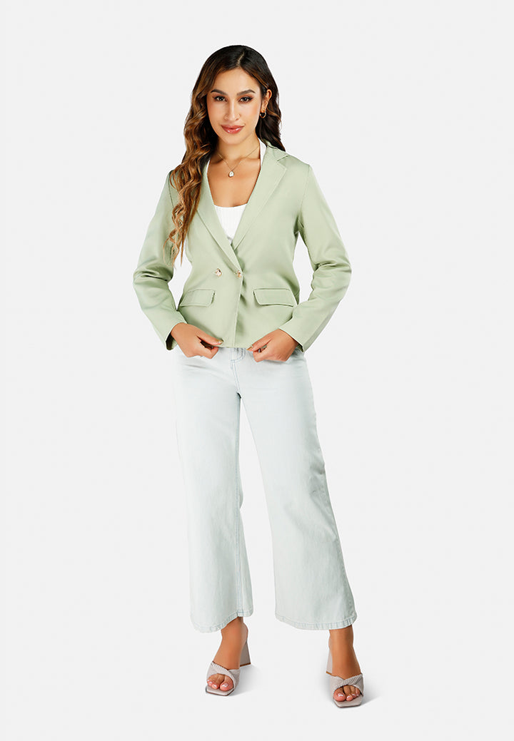 Casual Blazer Jacket#color_mint-green