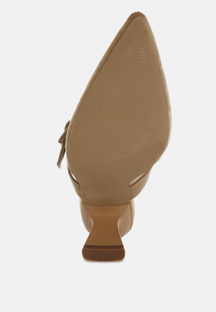 onagra microfiber pointy slip-on mules#color_beige