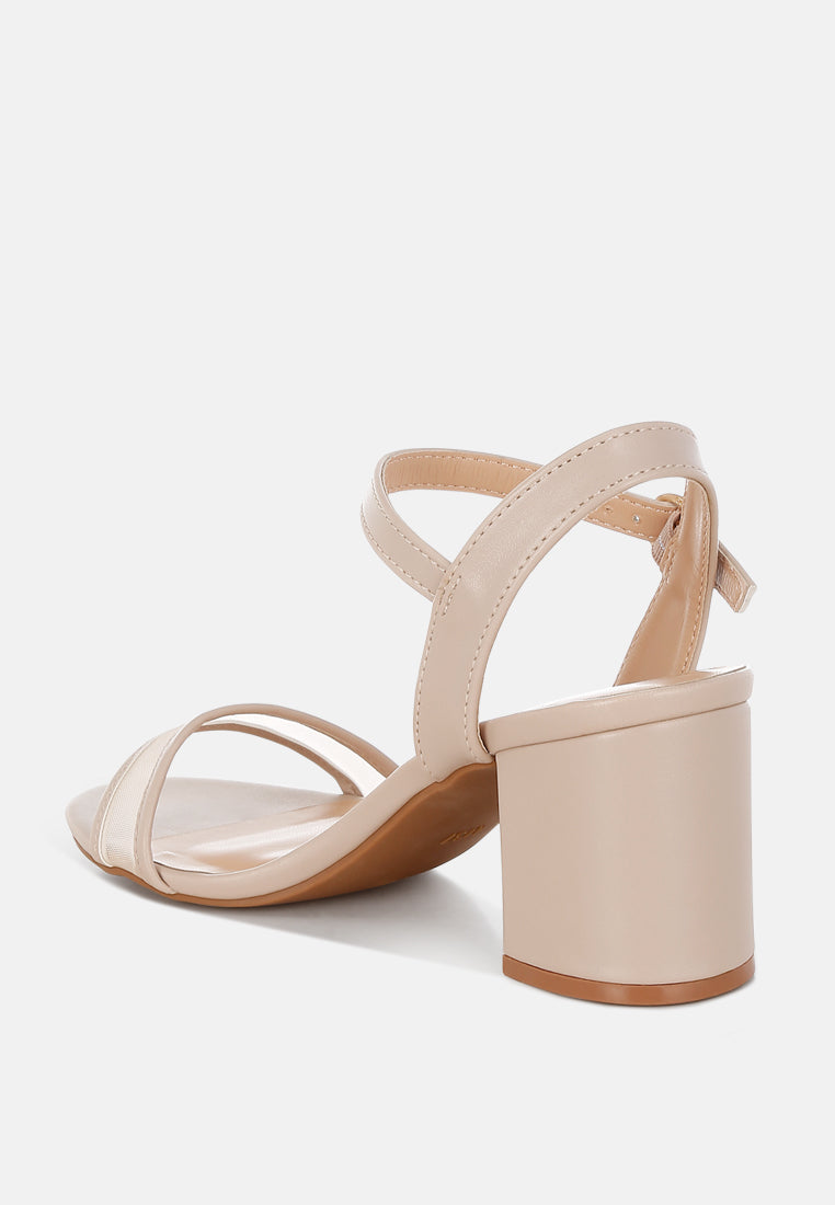 orpina mesh pin buckle block heels#color_beige