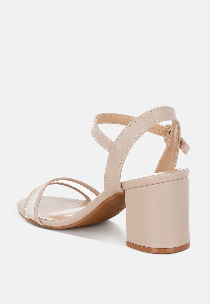 orpina mesh pin buckle block heels#color_beige