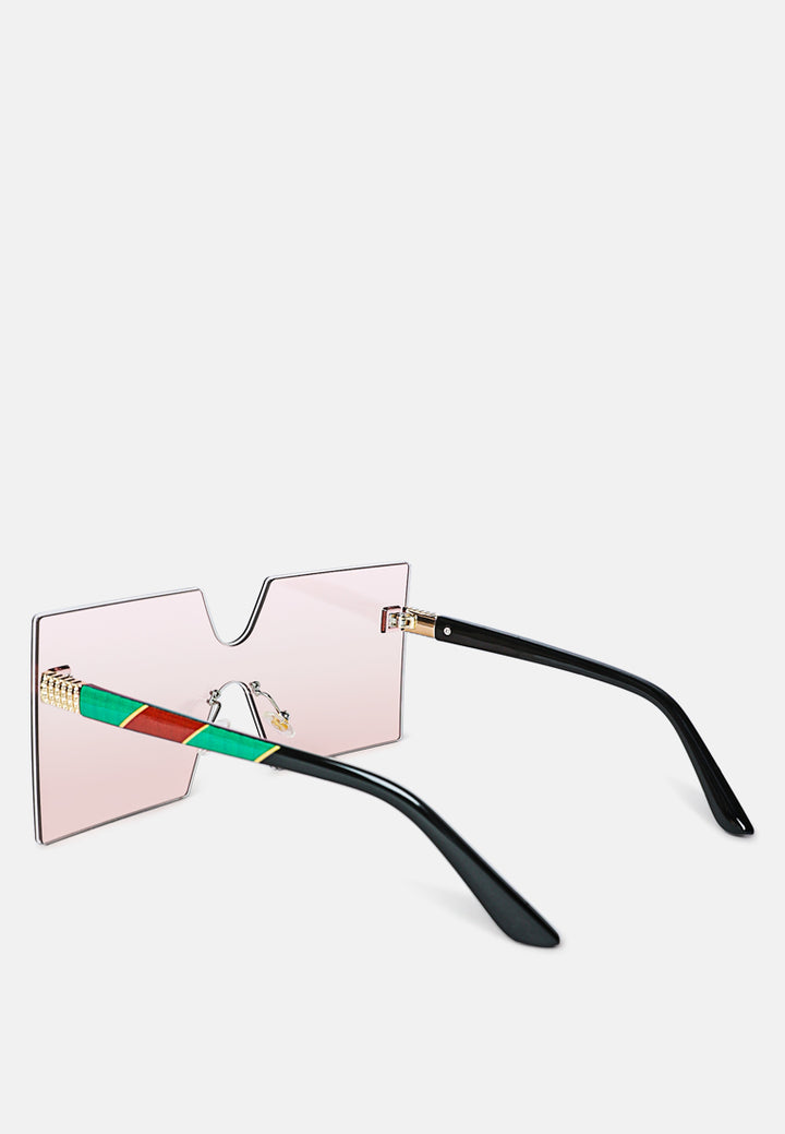 oversized ombre tinted sunglasses#color_light-pink