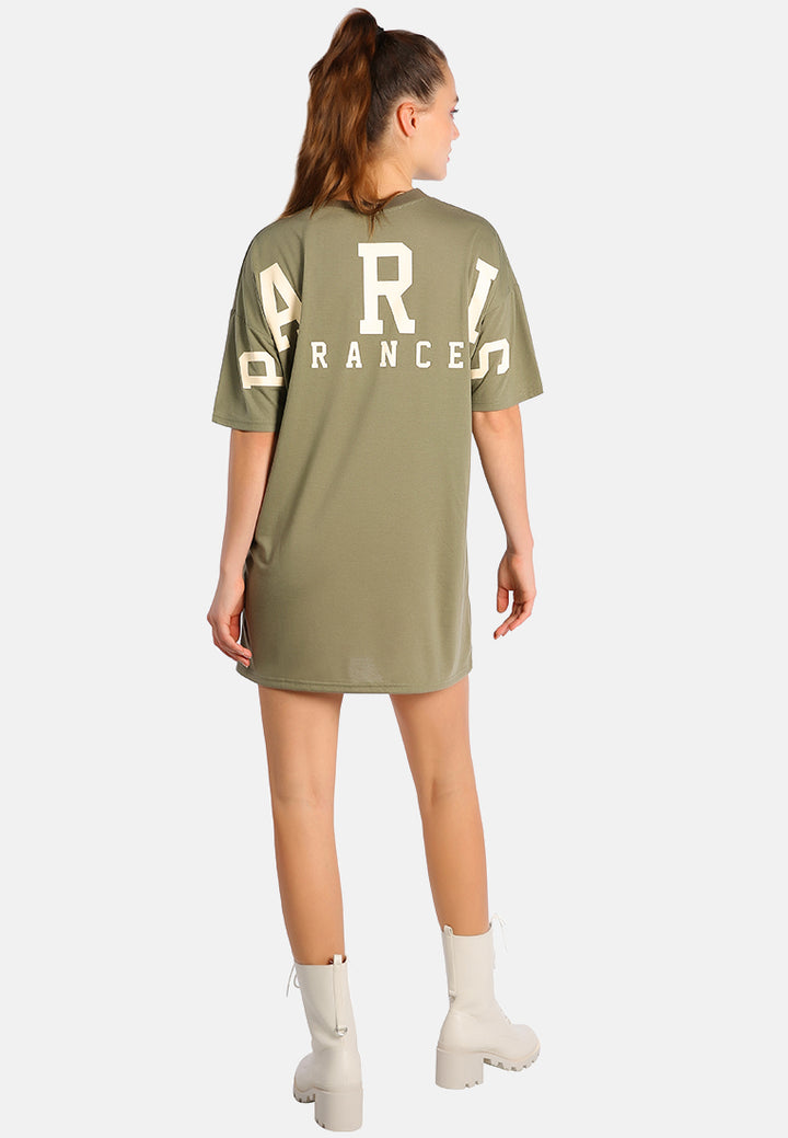 over sized varsity graphic tee top by ruw#color_dark-green