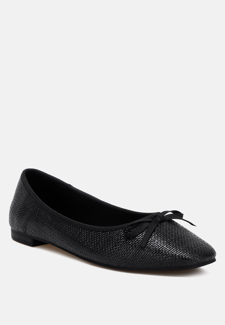 raffia ballet flats by RUW#colour_natural