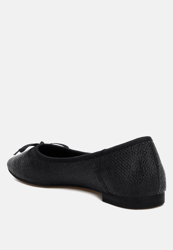 raffia ballet flats by RUW#colour_natural