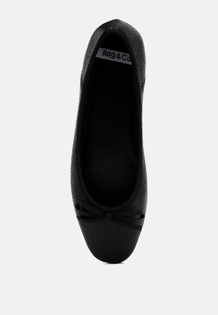 raffia ballet flats by RUW#colour_natural