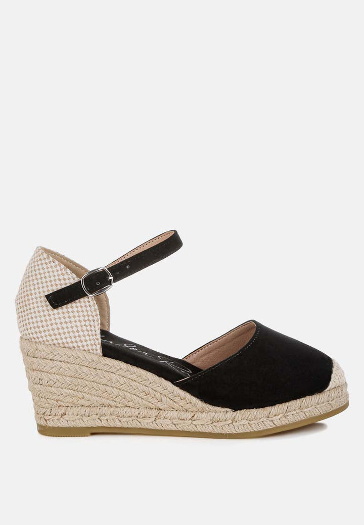 microfiber espadrilles sandals by ruw#color_black