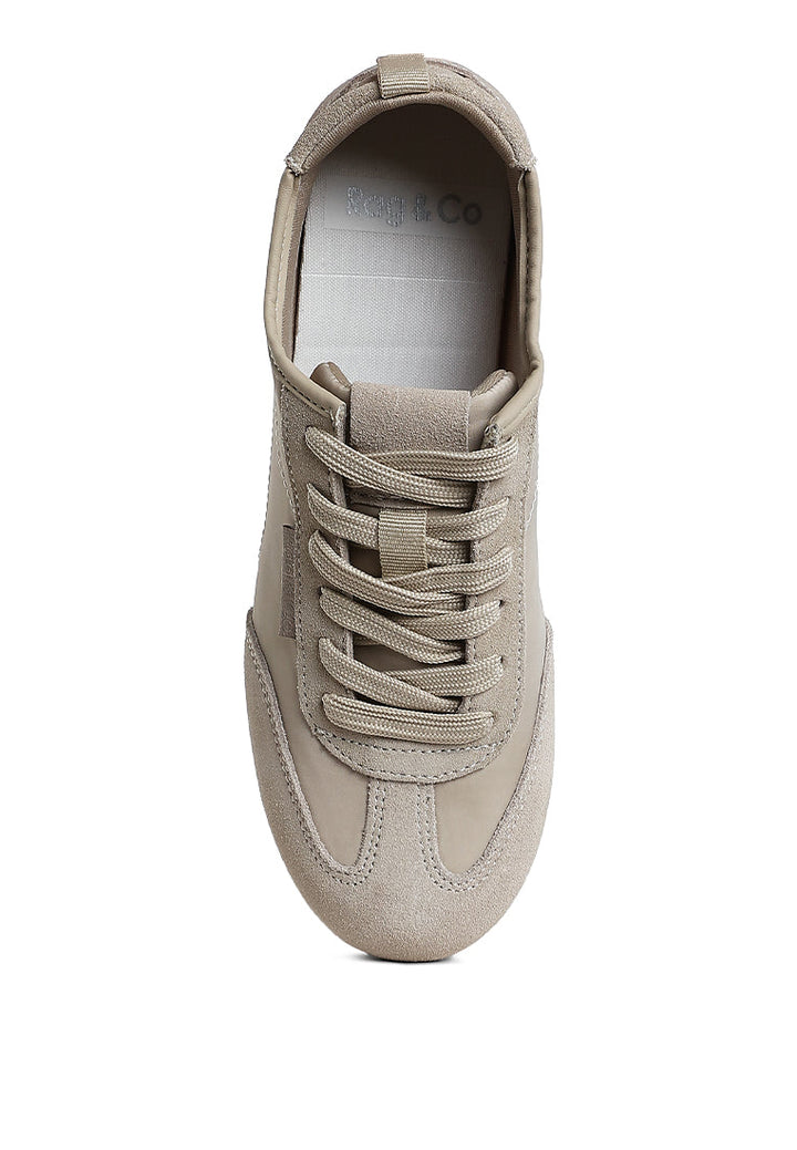 suede sneakers by ruw#color_beige