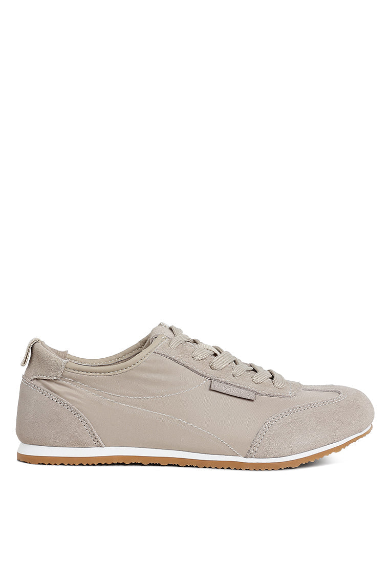 suede sneakers by ruw#color_beige