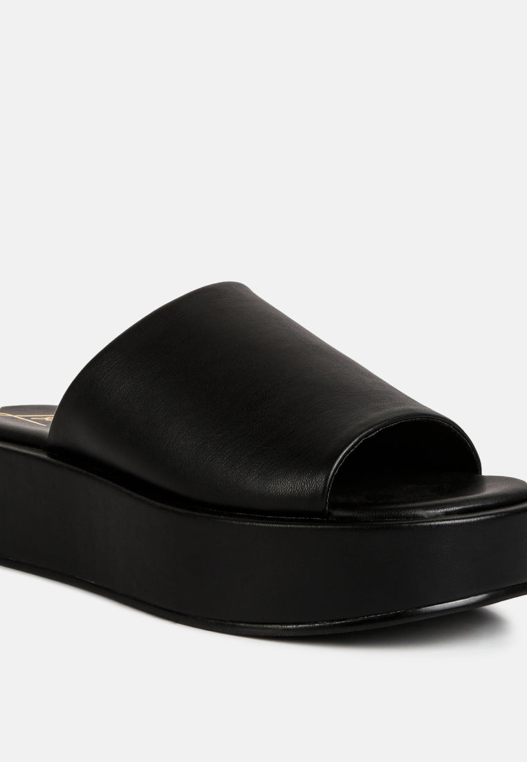 peep toe flatform sliders#color_black