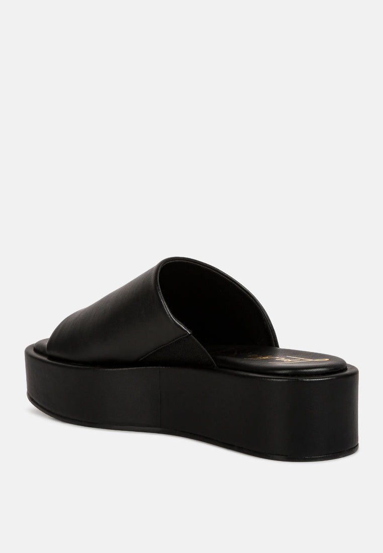 peep toe flatform sliders#color_black