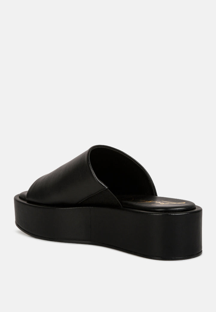 peep toe flatform sliders#color_black
