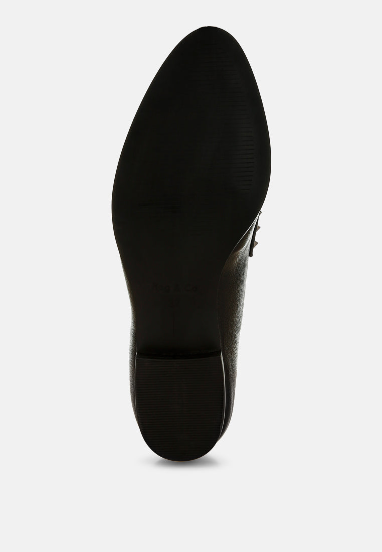 penny strap metallic loafers by ruw
#color_black